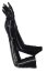 Manusi, Leg Avenue, WetLook, cu fermoar, negre, S-L# - culoare si material