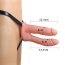 Strapon Unisex Lovetoy »Double Hollow« - Natural - vedere frontala