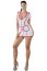 Costumatie Asistenta Medicala, Cottelli Collection, rochie alba cu fermoar rosu#