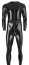 Salopeta Latex Barbati,jumpsuit cu fermoar,neagra