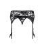 Set Portjartier si Chilot, Obsessive Catia, Negru# - detaliu design