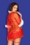 Babydoll Sexy Santa Claus Obsessive - Rosu - dimensiuni complete