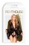 Set Kimono dantela neagra cu chilotei, Hypnotic Power - culoare si material