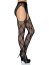 Dres Negru Decupat, model floral, Leg Avenue# - culoare si material