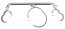 Spreader Bar Inox, Restraint Set with Pillory - accesorii incluse