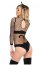 Body Plasa Naughty Kitty Leg Avenue - Negru
