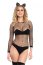 Body Plasa Naughty Kitty Leg Avenue - Negru