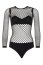 Body Plasa Naughty Kitty Leg Avenue - Negru