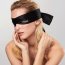 Masca Ochi Bijoux Indiscrets "Shhh Blindfold" - Negru - vedere frontala