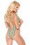 Body Leg Avenue, Shredded opaque cut out, Rainbow, S-L#