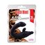 Vibrator Masaj Prostata Chisa Novelties "Black Mont" 25 cm - Negru - vedere frontala