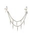 Cleme Sfarcuri Pipedream "Rock Hard Nipple Clamps" - Argintiu - culoare si material