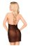 Babydoll Penthouse, cu chilotei tip string, Bedtime Story, Negru# - detaliu design