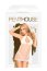 Set Babydoll Penthouse cu Chilotei tip String Libido Boost - Alb - culoare si material