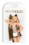 Set Costum menajera alcatuita din 3 piese Babydoll bikini si diadema, Penthouse# - culoare si material