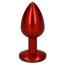 Butt Plug AnalToyz4Lovers "Deep Red" 7 cm - Rosu##