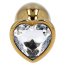 Butt Plug AnalToyz4Lovers "Golden Dream" 7 cm - Galben##
