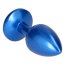Plug Anal Blue Pleasure Night, albastru metalizat#