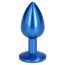 Plug Anal Blue Pleasure Night, albastru metalizat#