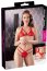 Set Chilot si Sutien Rosu, cu decupaje, dantela rosie# - dimensiuni complete