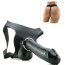 StrapOn Barbati Pipedream »Fetish Fantasy Series« 25 cm - Negru - dimensiuni complete