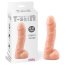 Dildo Realistic cu scrot T-Skin [ 18 cm x 3,7 cm ] - dimensiuni complete