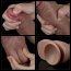 Dildo Realistic Lovetoy "Dual Layered Silicone" 27cm - Maro - vedere spate