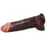 Dildo XXL Blackout, Ultra Realistic Cock 33 cm - dimensiuni complete