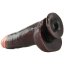Dildo XXL Blackout, Ultra Realistic Cock 33 cm - vedere laterala