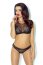 Set Patricia, bikini si sutien tull negru# - vedere frontala