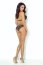 Set Patricia, bikini si sutien tull negru# - detaliu design
