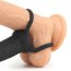 StrapOn Anal Lovetoy »Fantasy Double« 15 cm - Negru