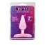 ButtPlug Chisa Novelties "MisSweet" 6,6 cm - Roz - vedere frontala