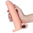 Prelungitor Penis Pleasure X-Tender 4, cu vibrator [ + 5 cm ] - dimensiuni complete