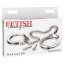 Catuse Metalice, Fetish Fantasy Series, pentru picioare, lant 69 cm, metal - vedere frontala