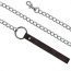 Zgarda cu lesa si lant, Lovetoy, Bondage, piele ecologica, 70 cm - accesorii incluse