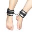 Set Catuse Lovetoy "My Bed Restraints" Argintiu##