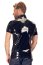 Camasa Latex Look pentru Barbati Black Level - Negru - detaliu design