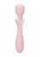 Aparat Masaj Loveline Massage Wand Jiggle, Roz - vedere frontala