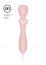 Aparat Masaj Loveline Massage Wand Jiggle, Roz - culoare si material