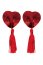 Ornamente Sfarcuri  Spencer & Fleetwood "Nipple Tassels" - Rosu - dimensiuni complete