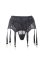 Set Portjartier cu 6 clipsuri si chiloti, Paris Hollywood# - detaliu design
