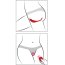 Vibrator RC Slim Panty, 7 Moduri Vibratii, incarcare USB - dimensiuni complete