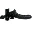 StrapOn Vibrator pentru Barbati You2Toys »Easy Rider« 17 cm - Negru