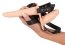 Strap-on Femei 2 Dildo, 10 Vibratii, incarcare la USB - dimensiuni complete