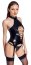 Set Body Portjartier si Chiloti  Black Level - Negru