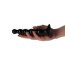 Dildo Anal Elio, Negru, 14 cm x 3,5 cm - vedere laterala