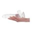 Dildo Transparent Toyz4Lovers "Real Rapture" 19 cm - culoare si material