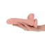 Dildo cu scrot Toyz4Lovers "Michelangelo" 16,5 cm - Natural - accesorii incluse