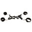 Sistem imobilizare pentru pat, Fetish Fantasy Series, Bed Bindings Restraint Kit, 4 catuse - detaliu design